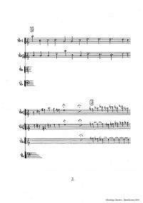 música para cuarteto de cuerdas A4 z 2 8-4727